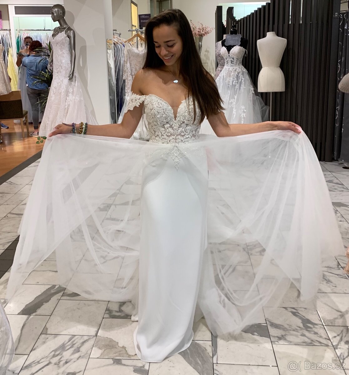 Svatební šaty zn. Morilee, vel. XS/S