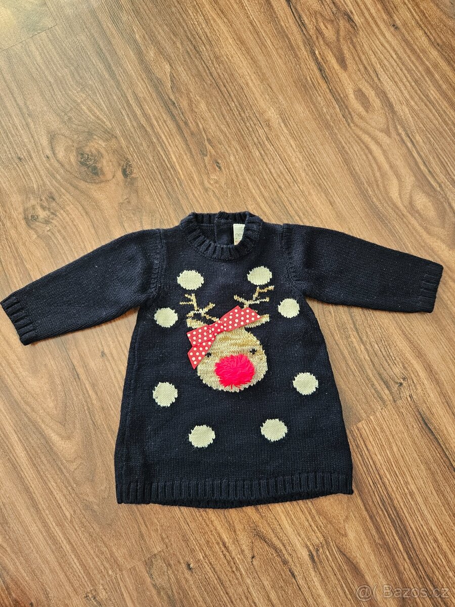 Dívčí zimní svetr Next vel. 68