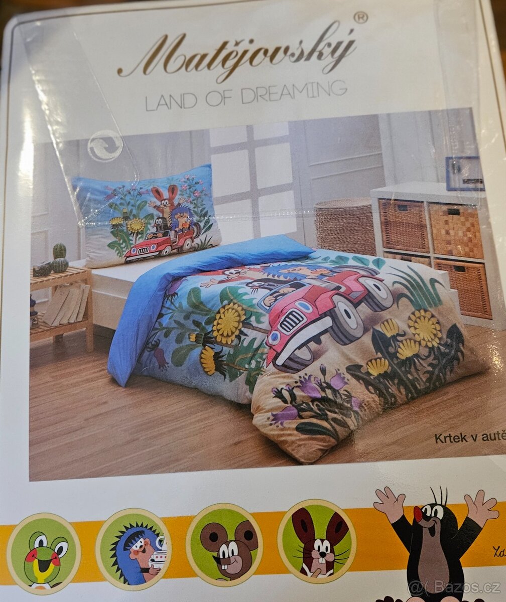 Dětské povlečení Krtek/ Krteček