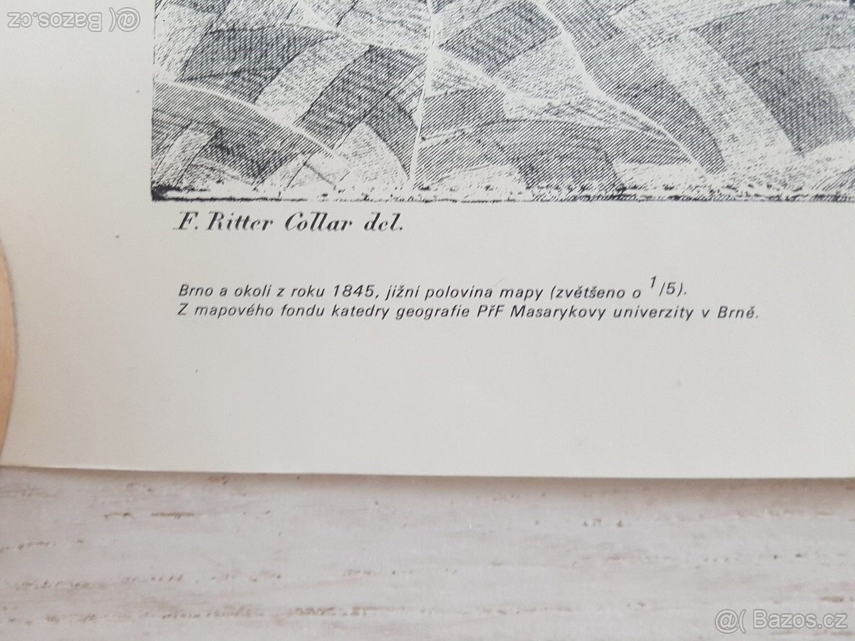 Mapa brna a okolí jizni cast