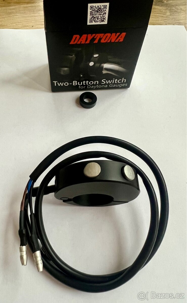 Daytona dvoutlačítko na řidítka černé