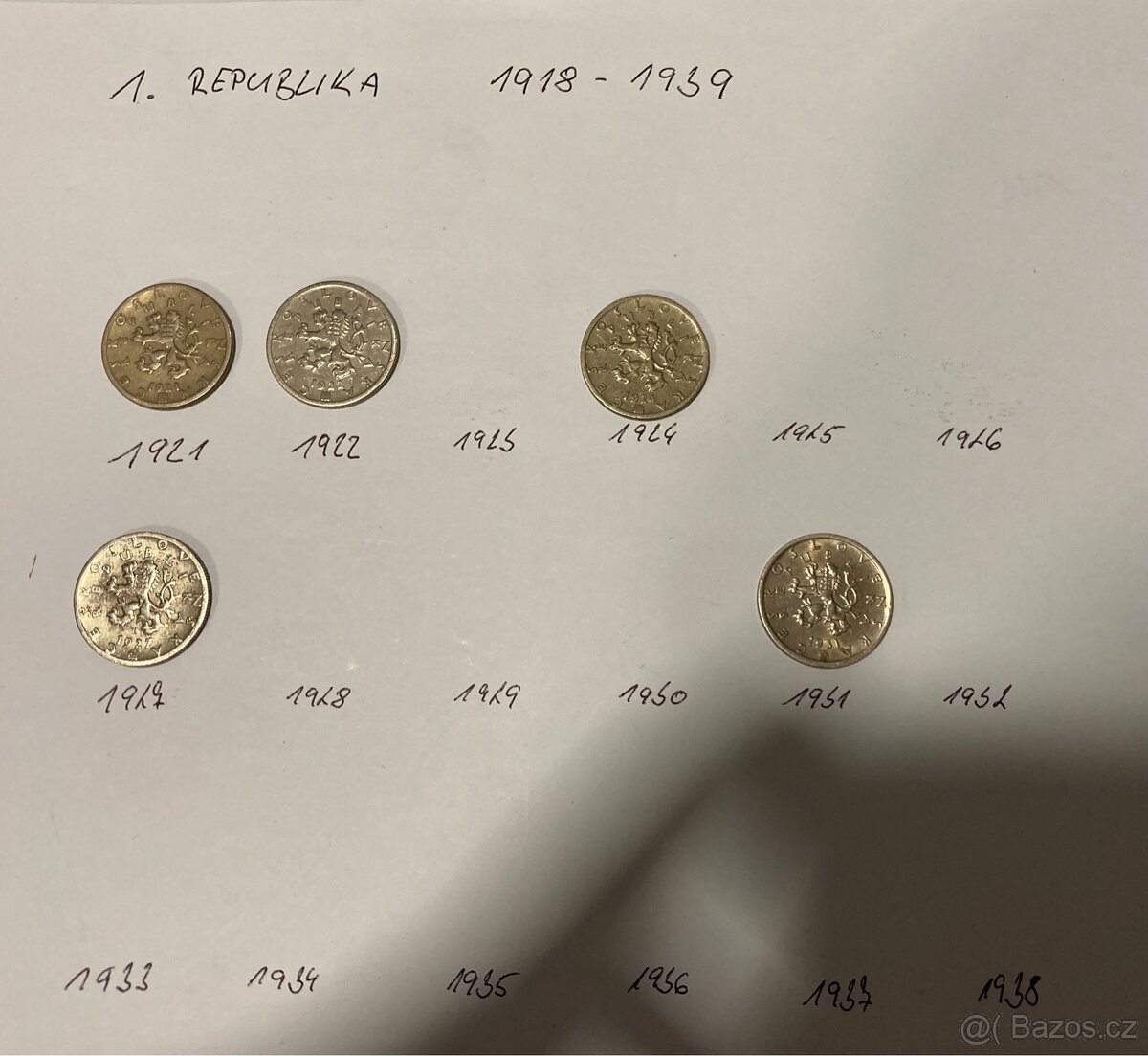 50 haléř 1921-1931