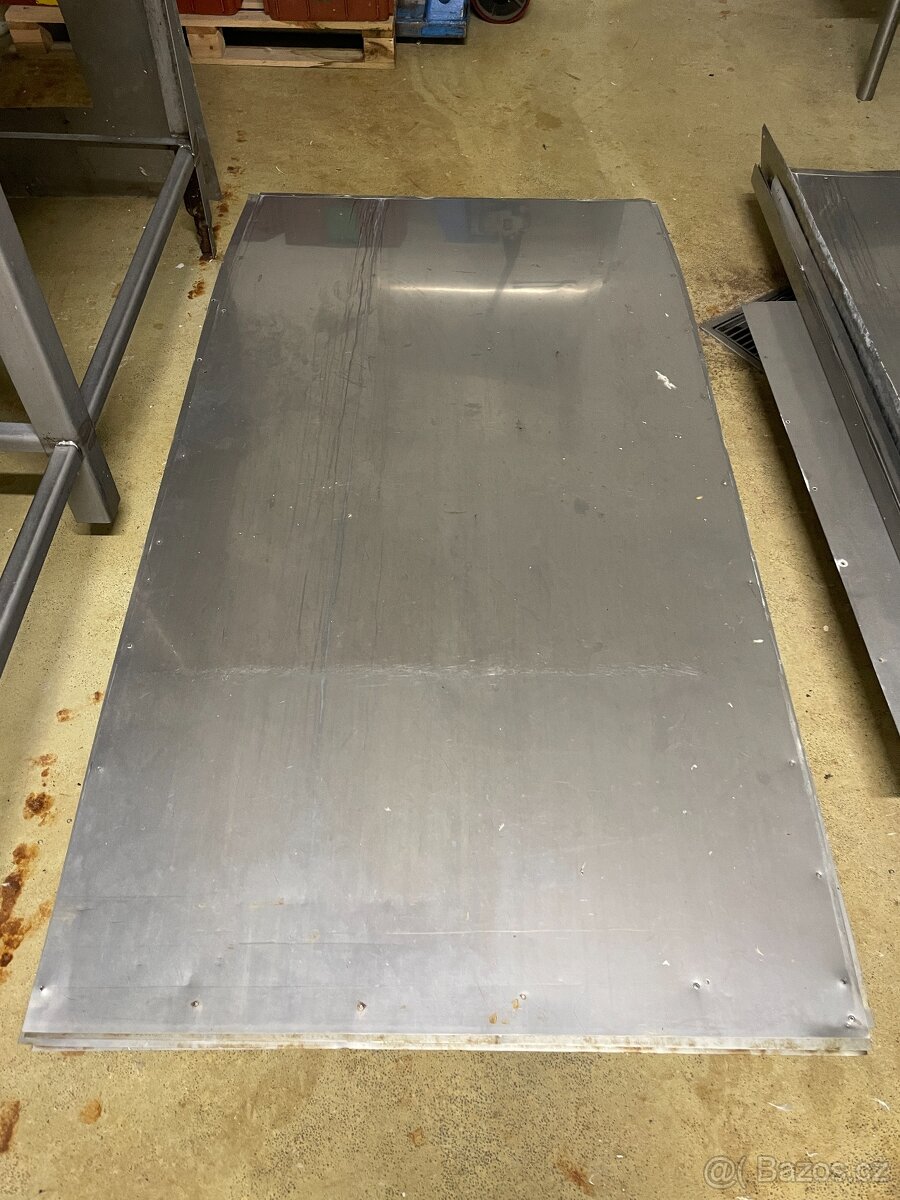 Nerezový plech tabule 1mm x 1000mm x 2000mm