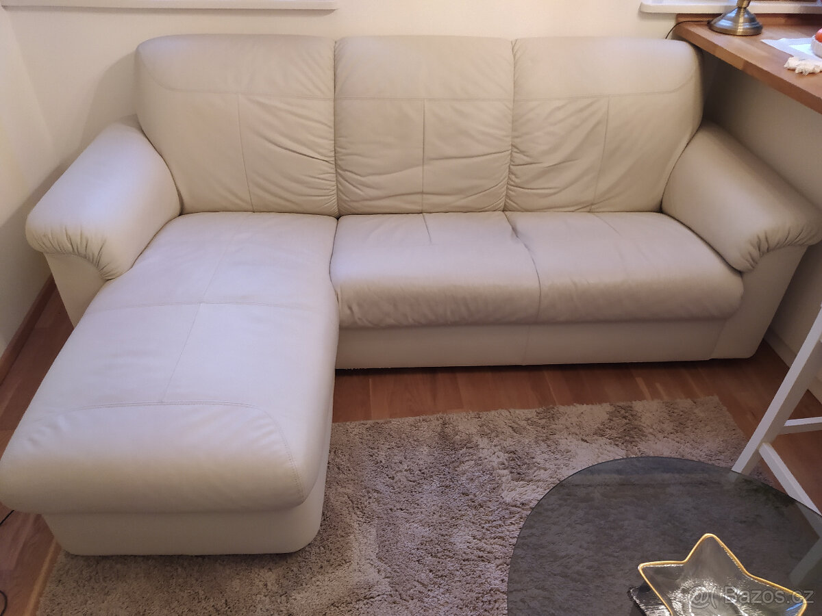 Kožená sedačka (pravá kůže)