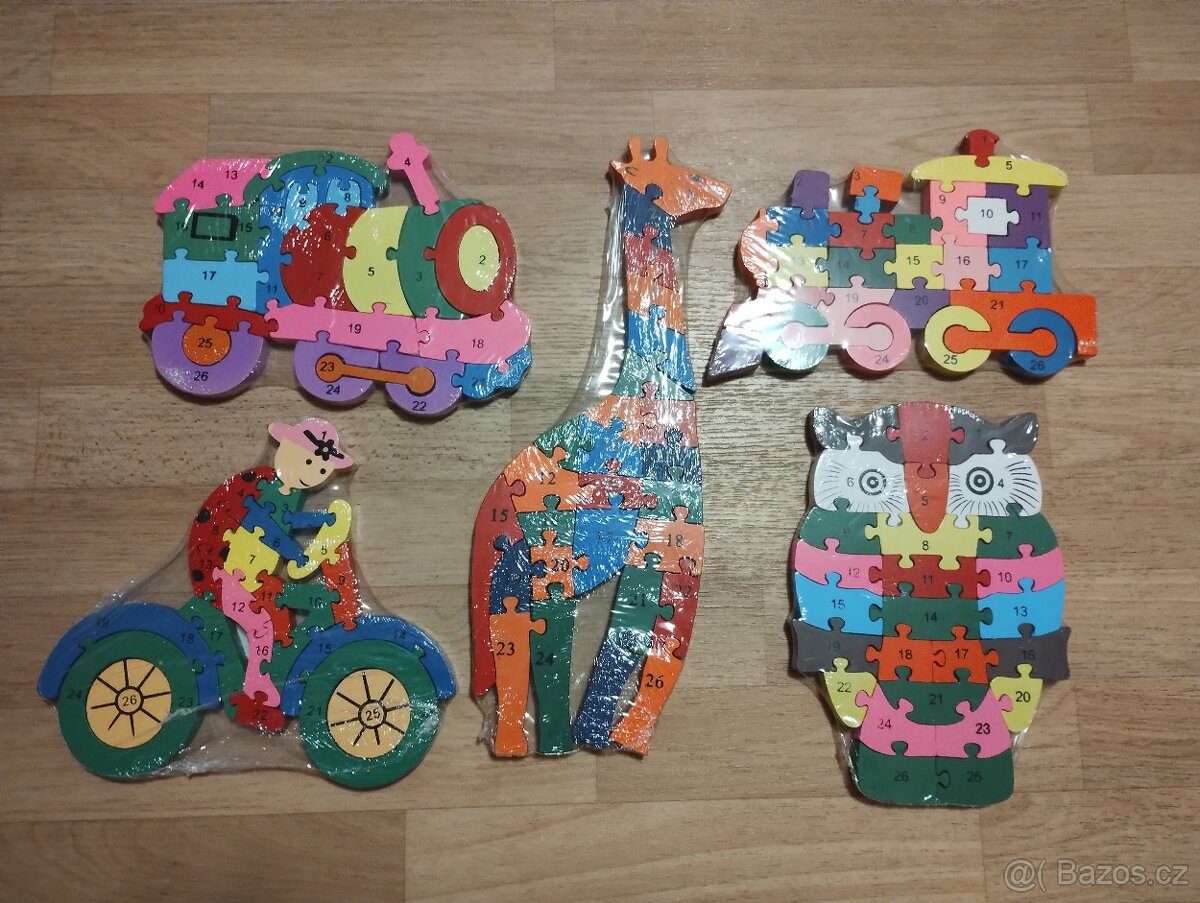 Dřevěné puzzle