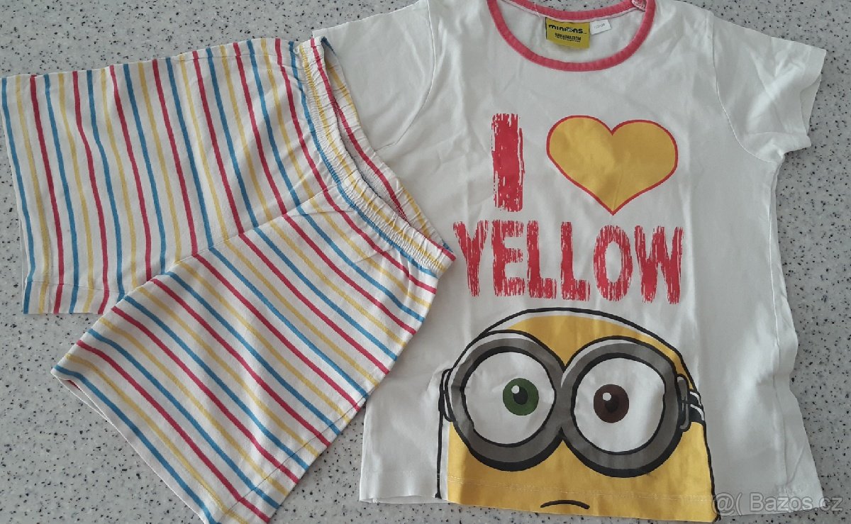 Dívčí pyžamo (MINIONS) vel.122/128