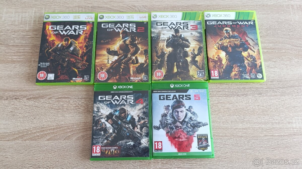 Gears of War 1-5 XBOX