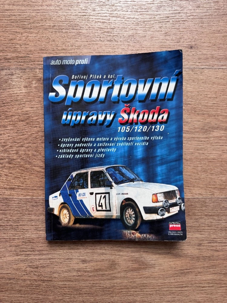 Kniha sportovní úpravy Škoda 105 / 120 / 130