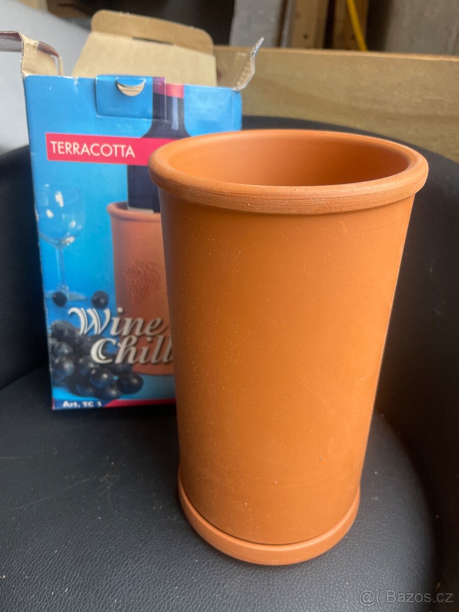 Terakotový chladič na víno 2ks