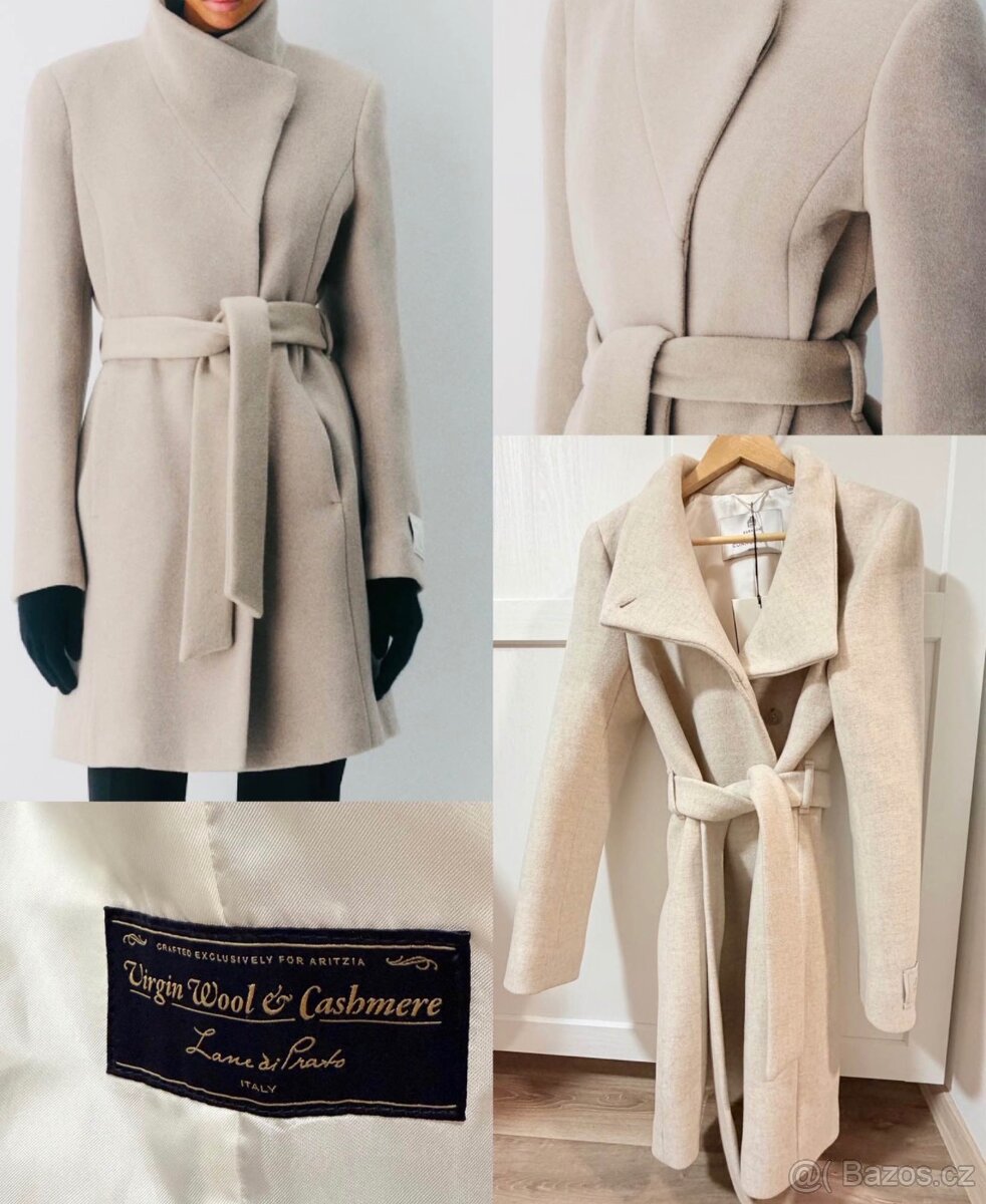 Luxusní kašmírový kabát