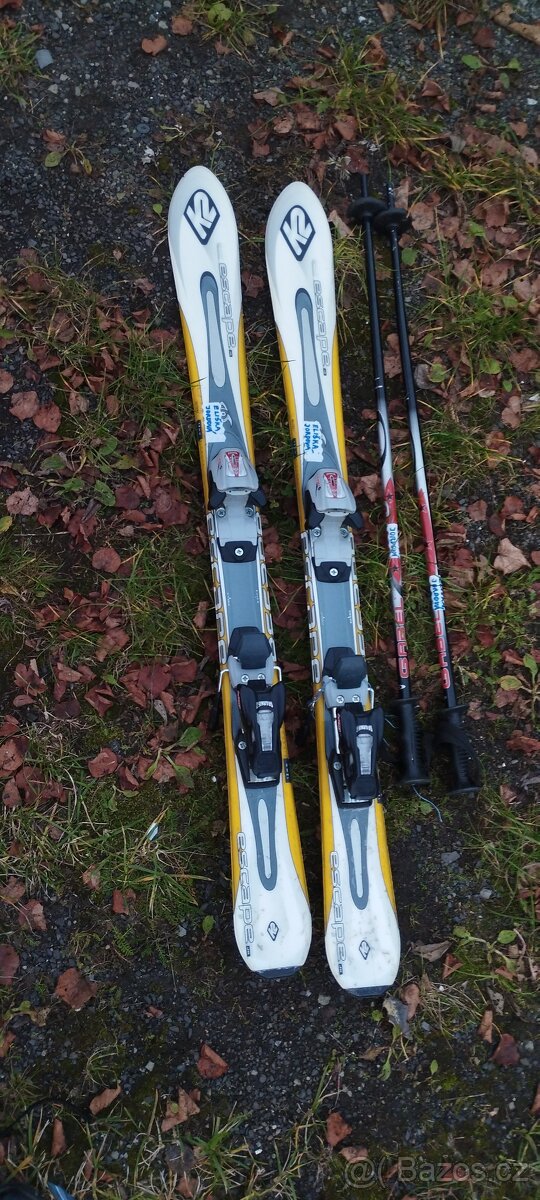 Carvingové Lyže K2 dětské s vázáním