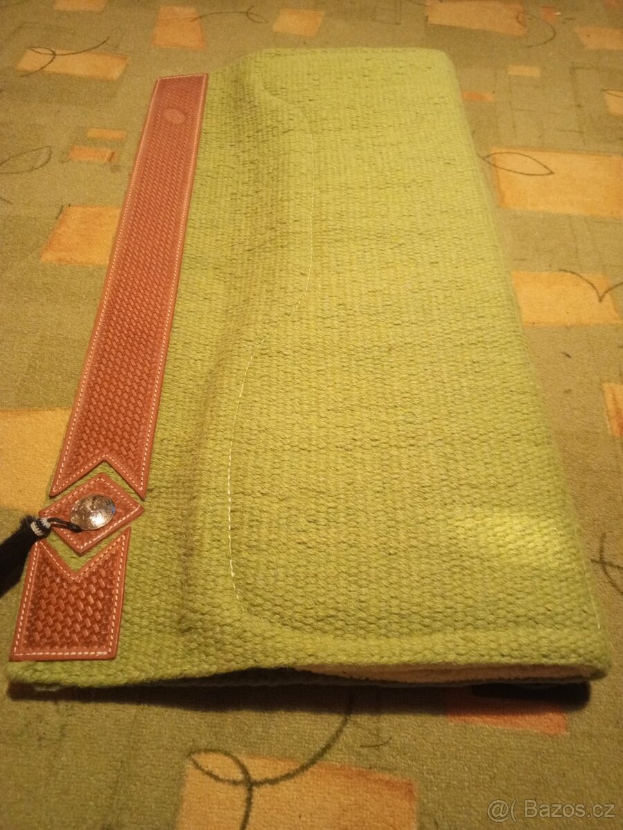 Nová westernová deka zelená