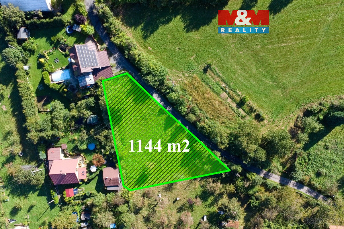 Prodej pozemku k bydlení, 1144 m², Zašová, část Veselá