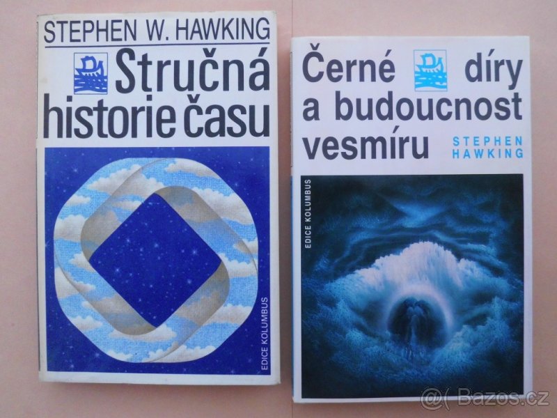 S.Hawking: Stručná historie času+Černé díry a 2x Einstein.