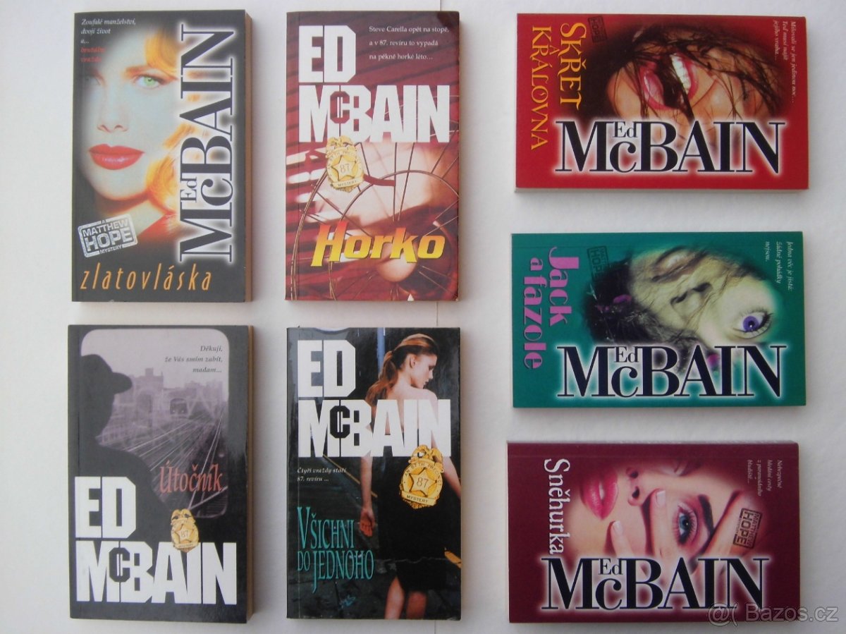 Ed McBain+Dick Francis a Temné kouty,Mokrý hrob,Rambo ad,