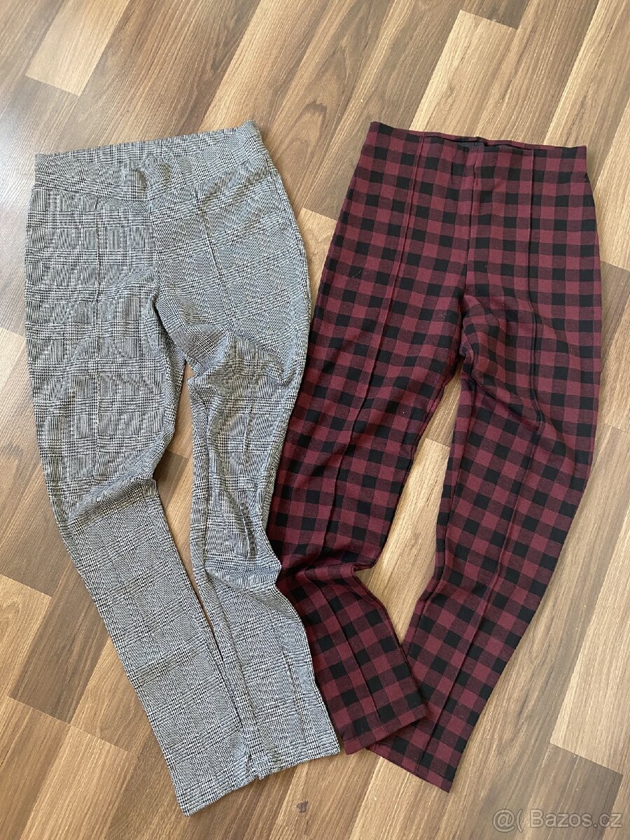 2 x dámské teplejší legíny vel.38/M