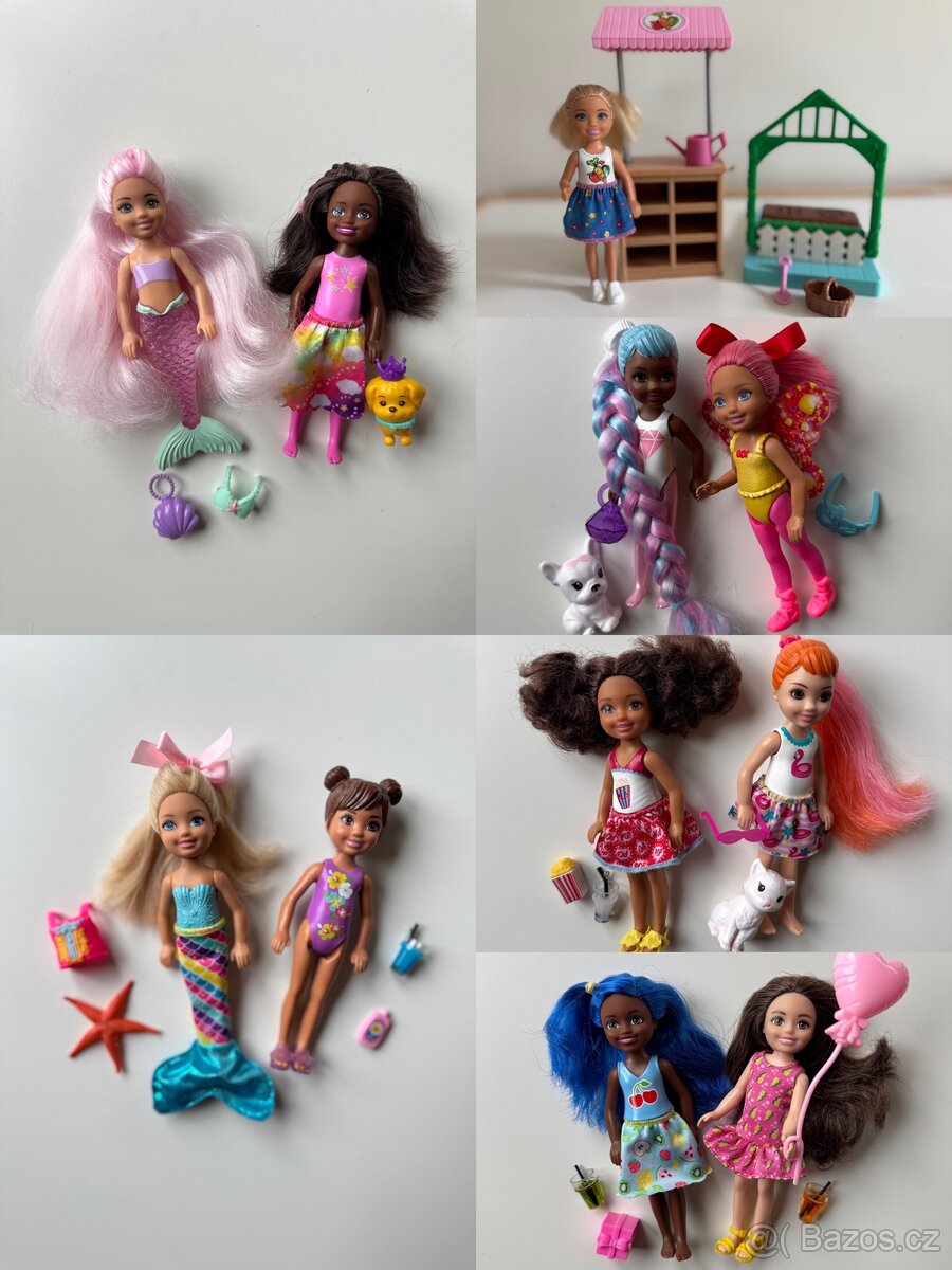 Chelsea Mattel (různé panenky a herní sety)