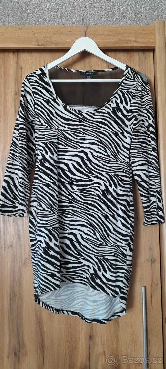 Šaty zebra vel.L