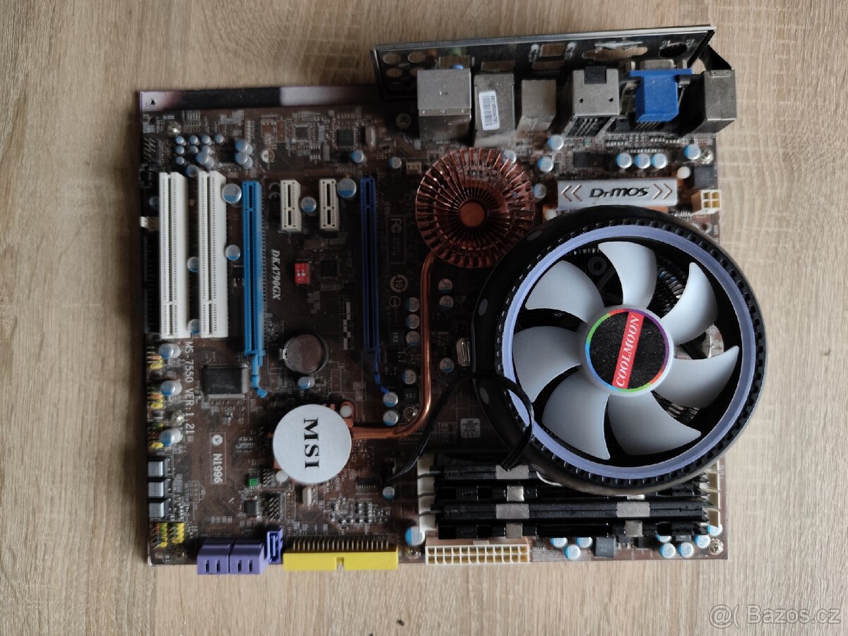 Základní deska, RAM, CPU