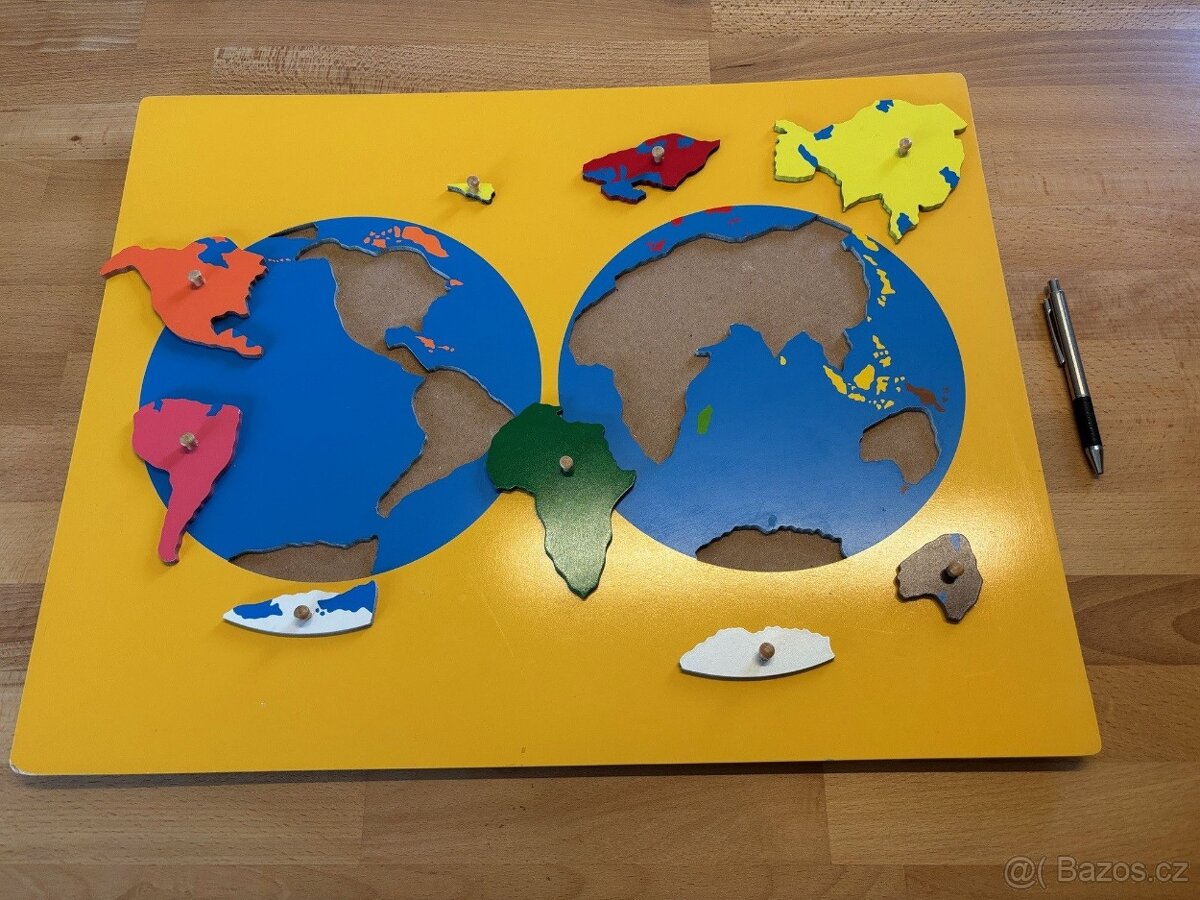Dětská mapa světa - Polokoule