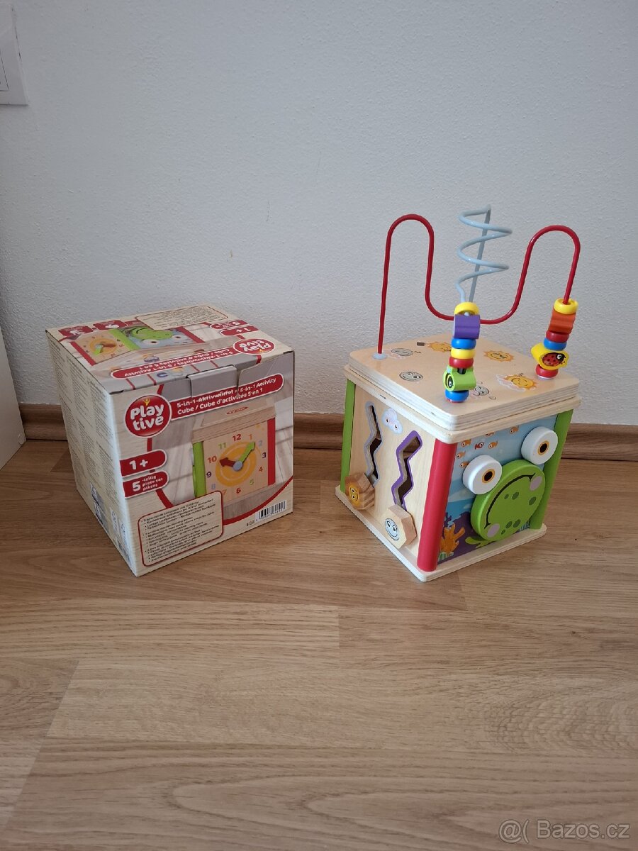 Motorická kostka Playtive 5v1