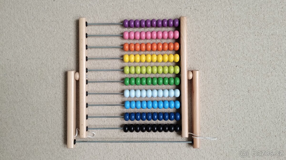 Dřevěné počítadlo Ikea