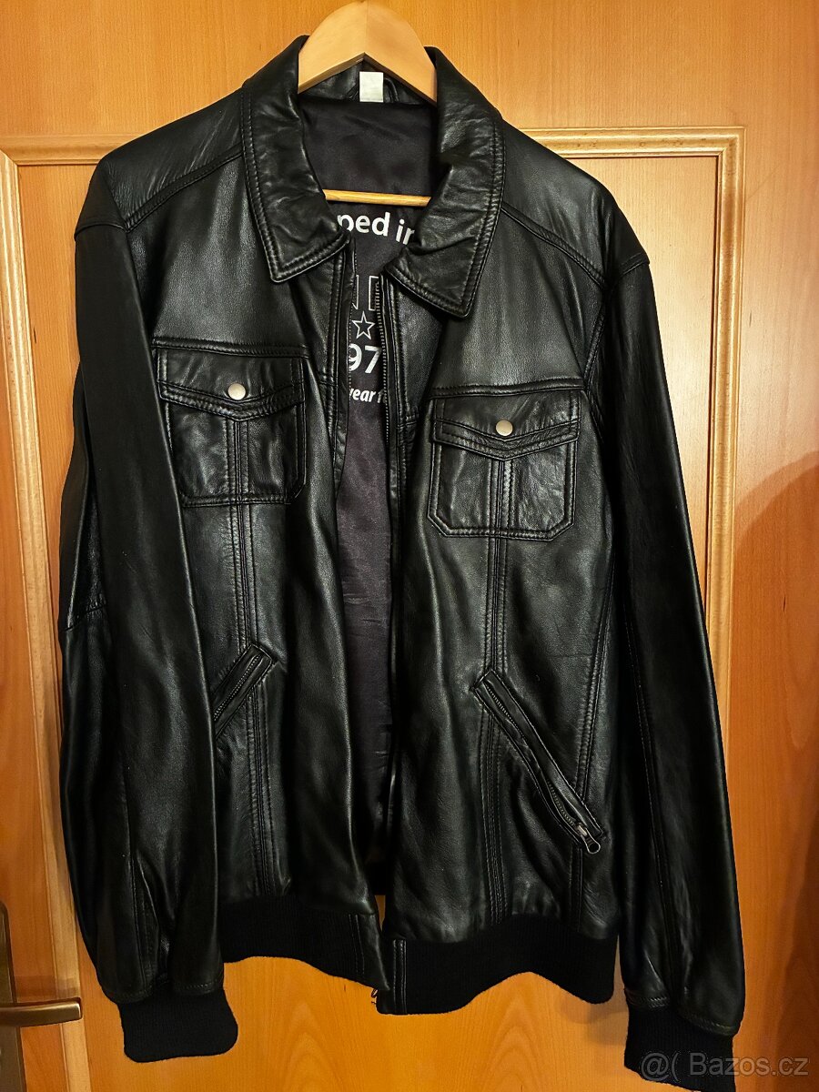 Kožená bunda pánská John F. Gee XL