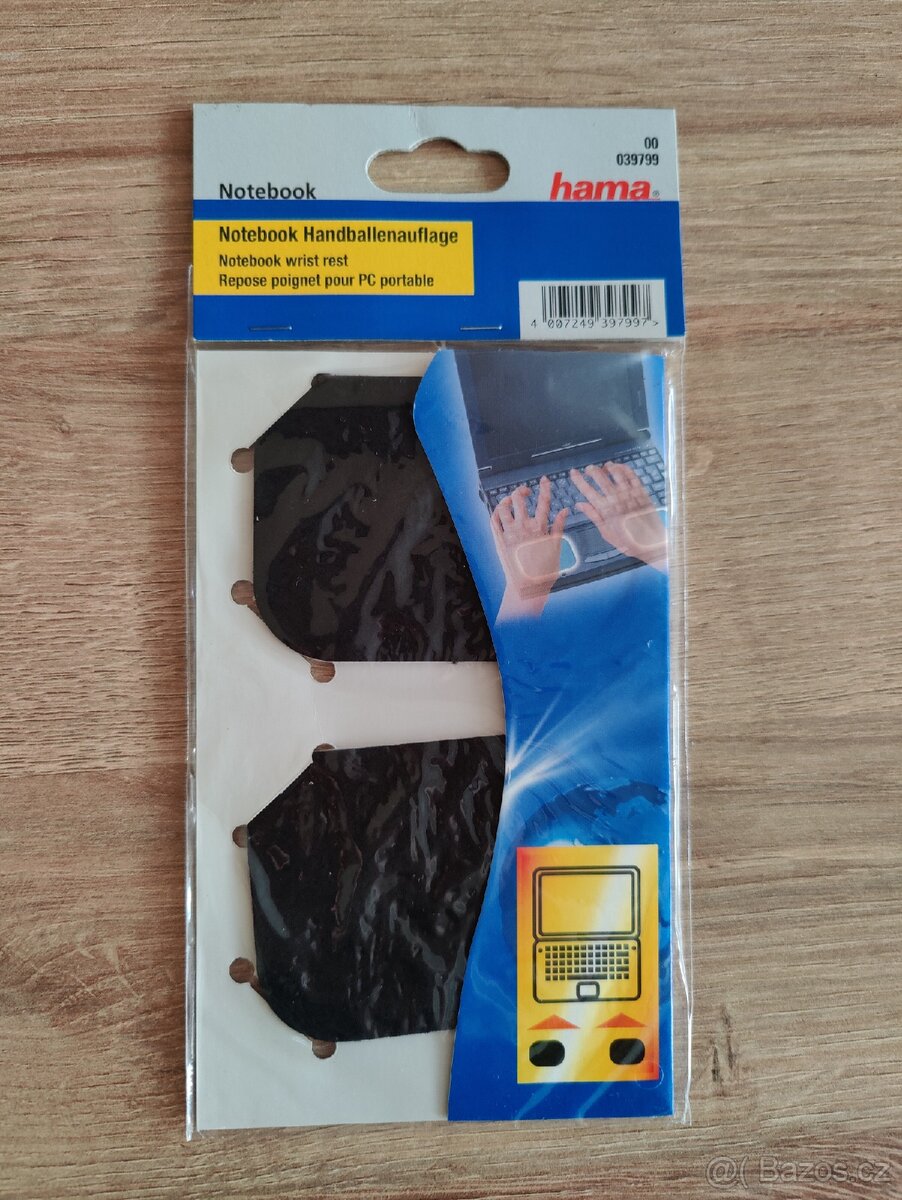 Hama podložka pod ruce pro notebooky černá