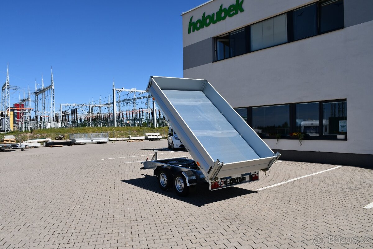 Třístranný sklápěč 2,7 t, 3050x1760x350 mm