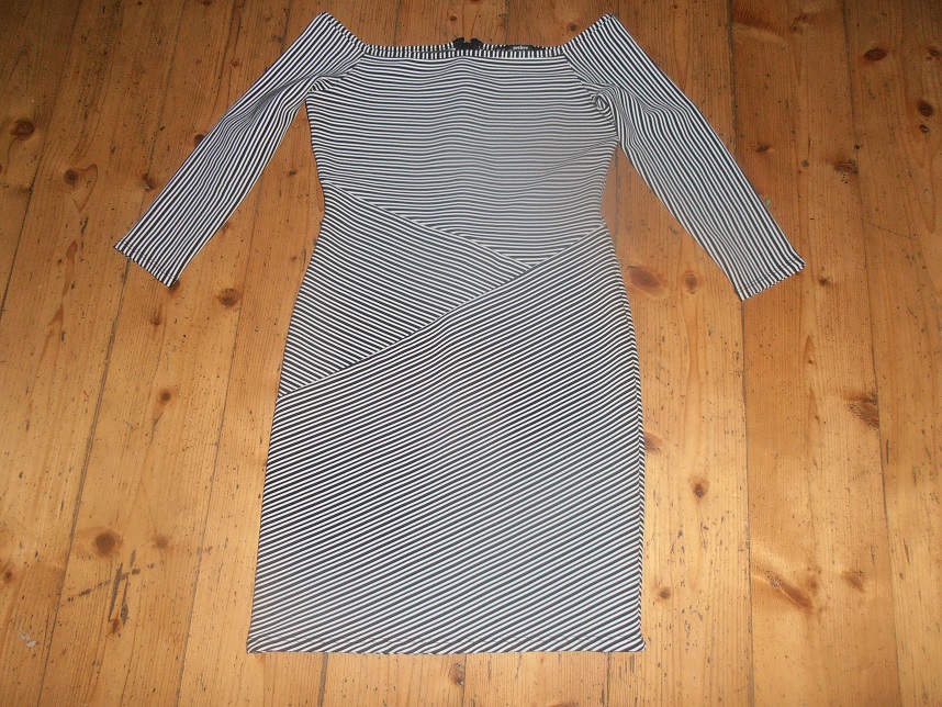 podzimní pruhované šaty vel.S
