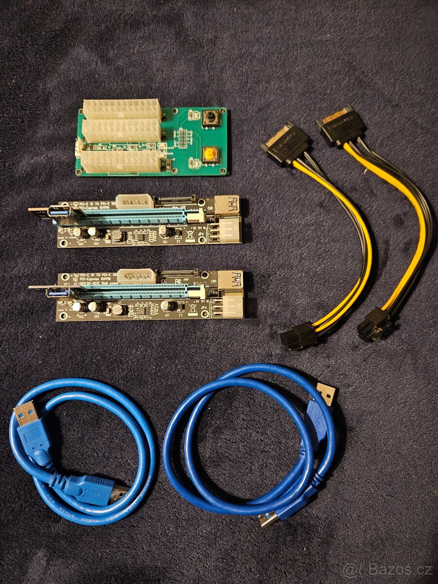 Redukce PCI-express 1x to PCI-express 16x a jiné