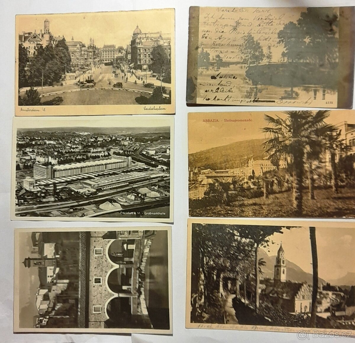 Staré pohlednice cizina 6 ks, 1932 - 1934.