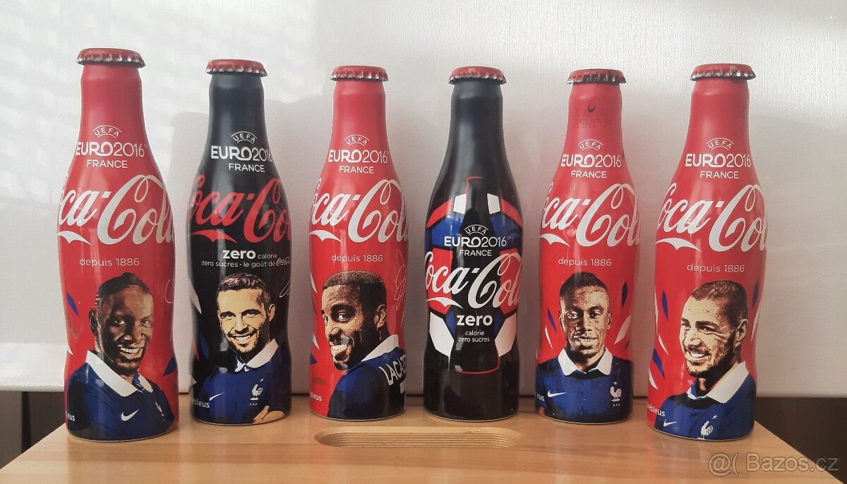 Coca-Cola fľaše EURO 2016
