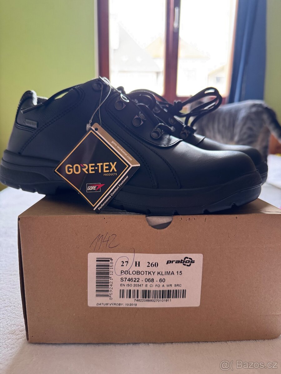 Prabos Gore-Tex černé polobotky klima vel.42
