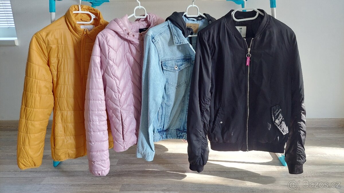 Dívčí/dámské bundy vel. 164, XS, 36, 38