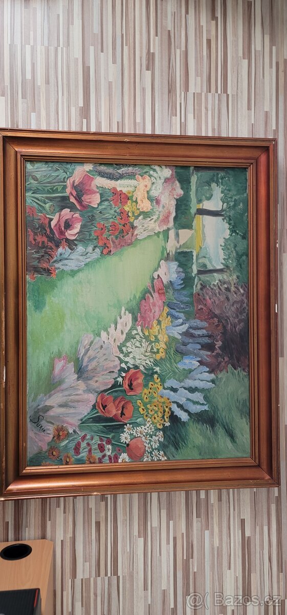 Obraz krajina, olejomalba.