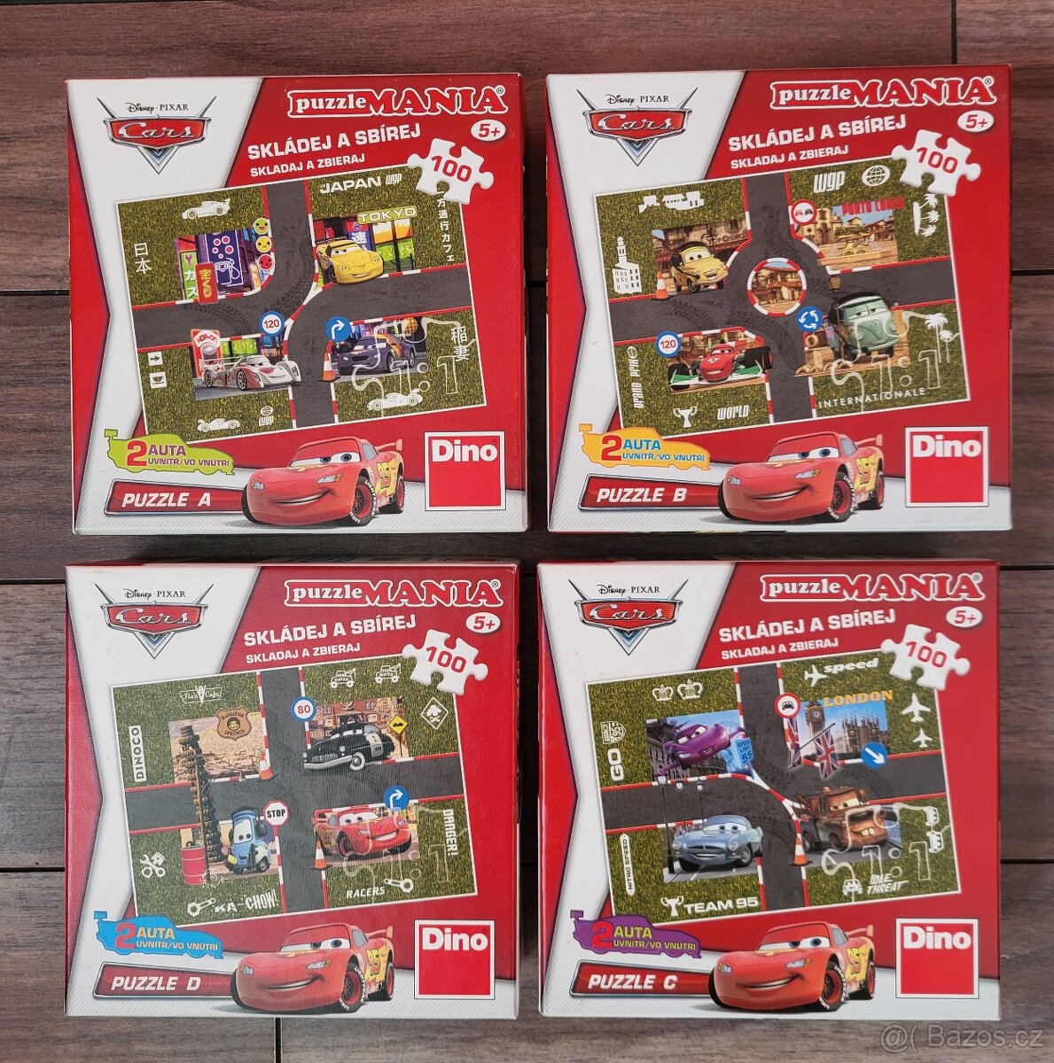 Puzzle Cars 100 dílů