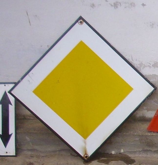 Stará smaltovaná cedule - 50cm