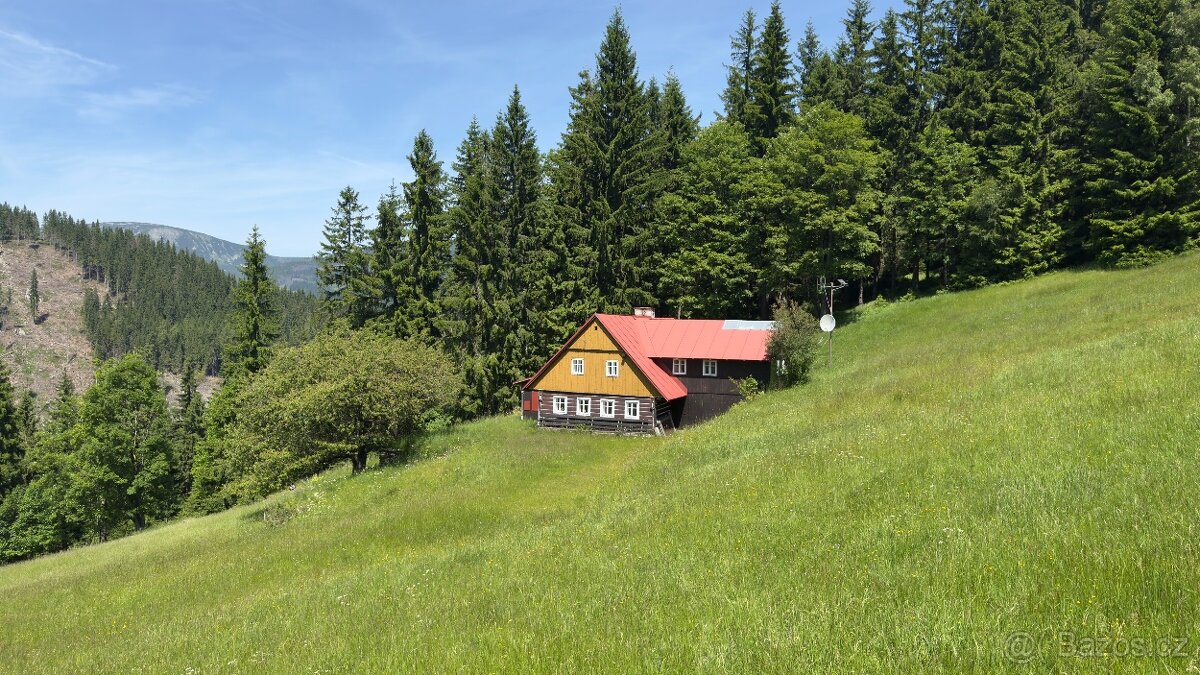 Krásná chalupa v Krkonoších blízko Pec pod Sněžkou