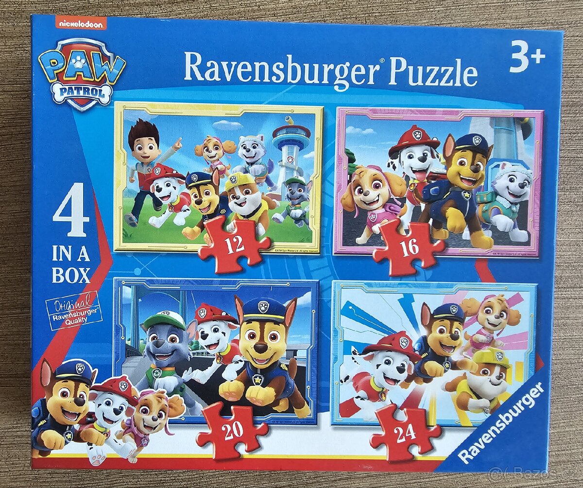 Puzzle Tlapková patrola, Ravensburger + dárek