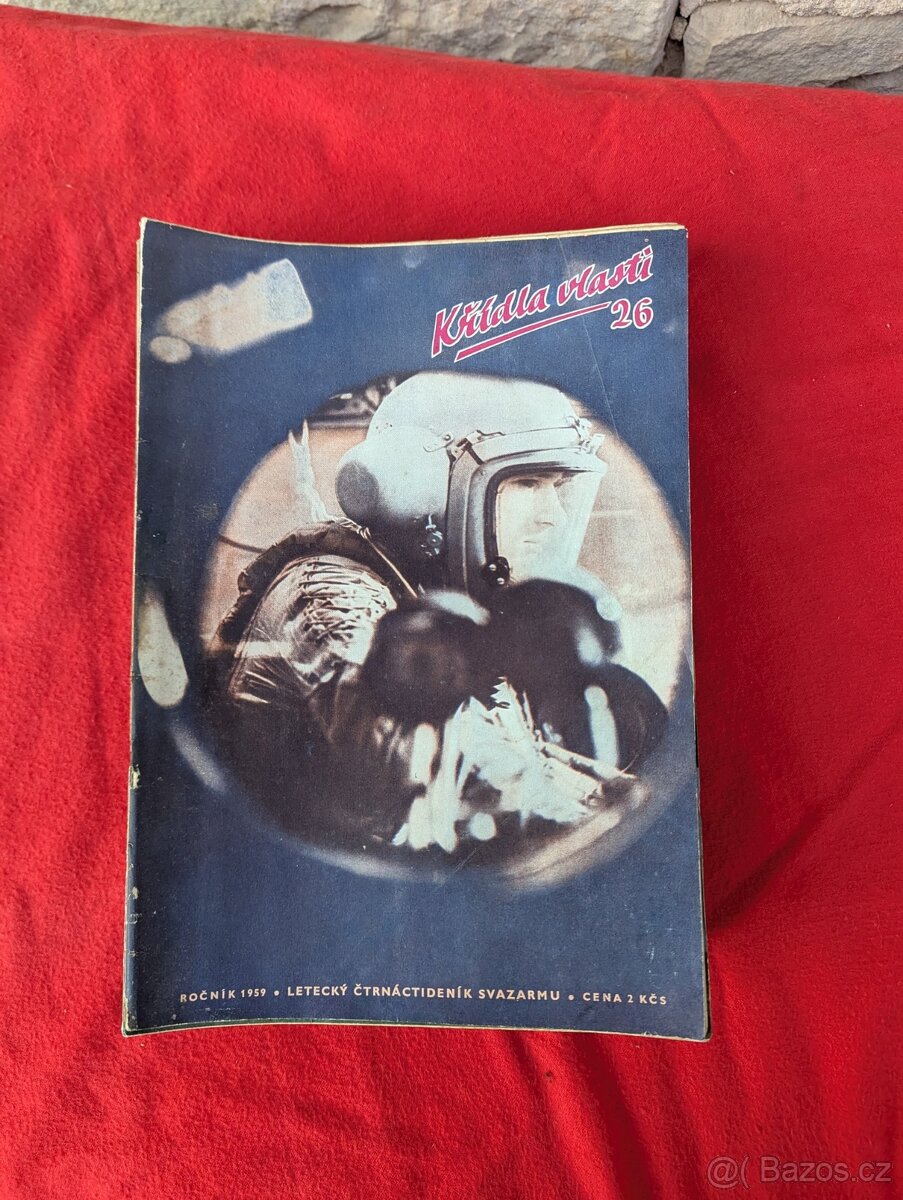 Stare časopisy Křídla vlasti 1959 celý rocnik