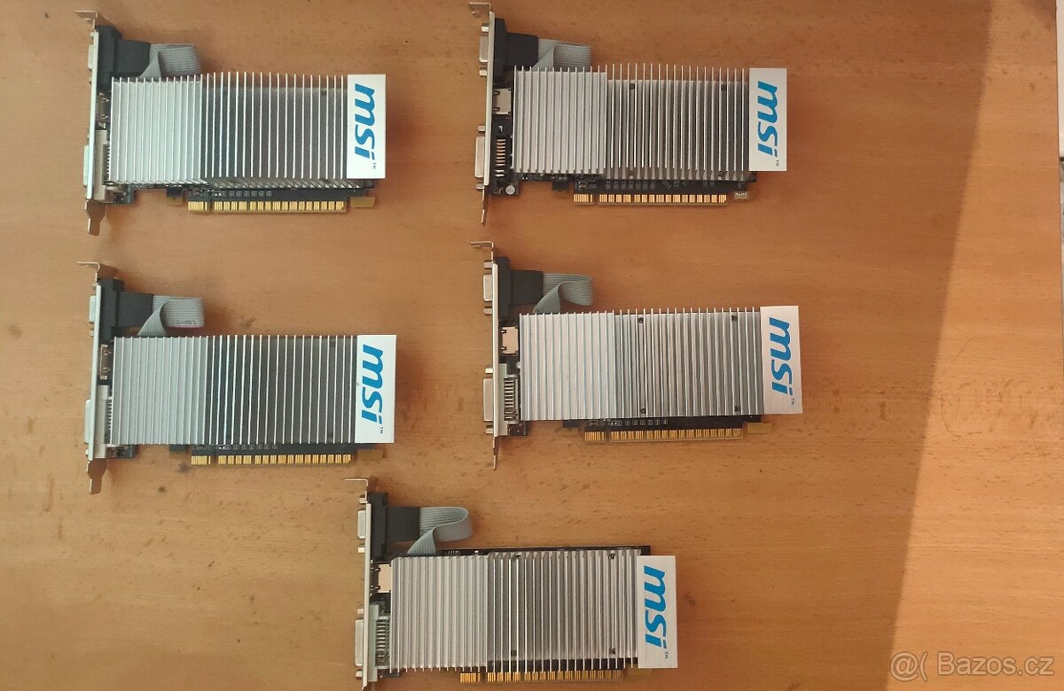 5x MSI N210-MD1GD3H/LP - FUNKČNÍ
