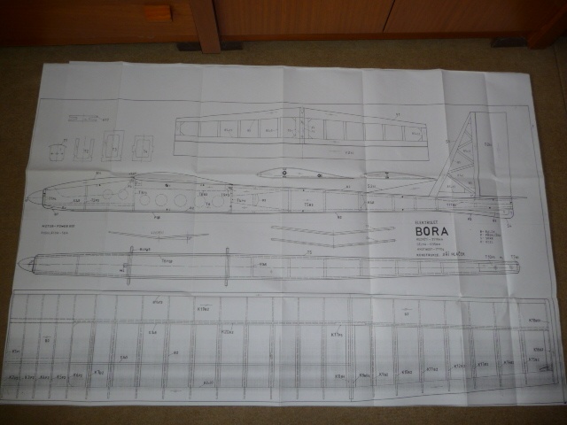 PRODÁM PLÁNEK ELEKTROLET " BORA " KONSTRUKCE: JIŘÍ PLAČEK,