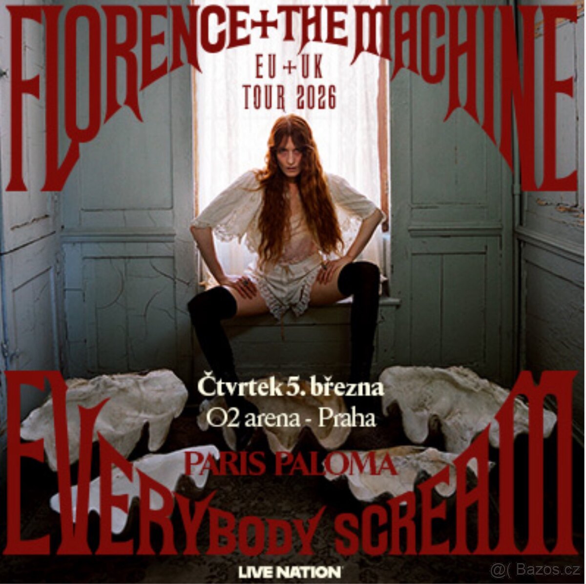 FLORENCE+THE MACHINE, VIP KLUBOVÉ PATRO, 5.3.2026