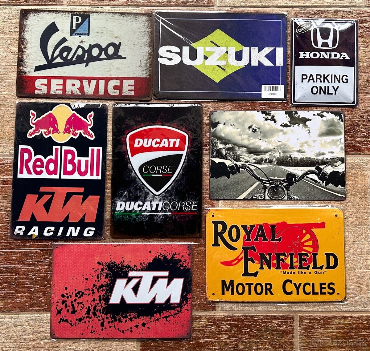 Plechové cedulky 30x20