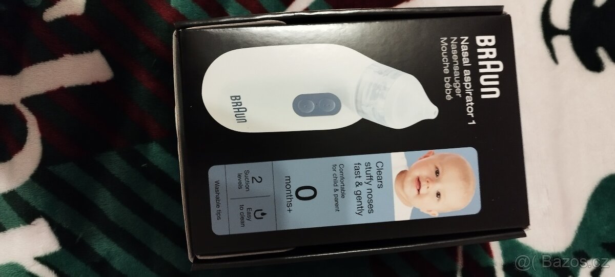 Prodám dětskou novou elektrickou odsávačku hlenů z.Braun