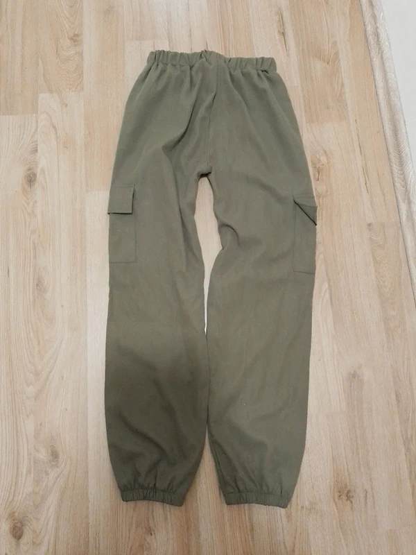 Dívčí plátěné kalhoty