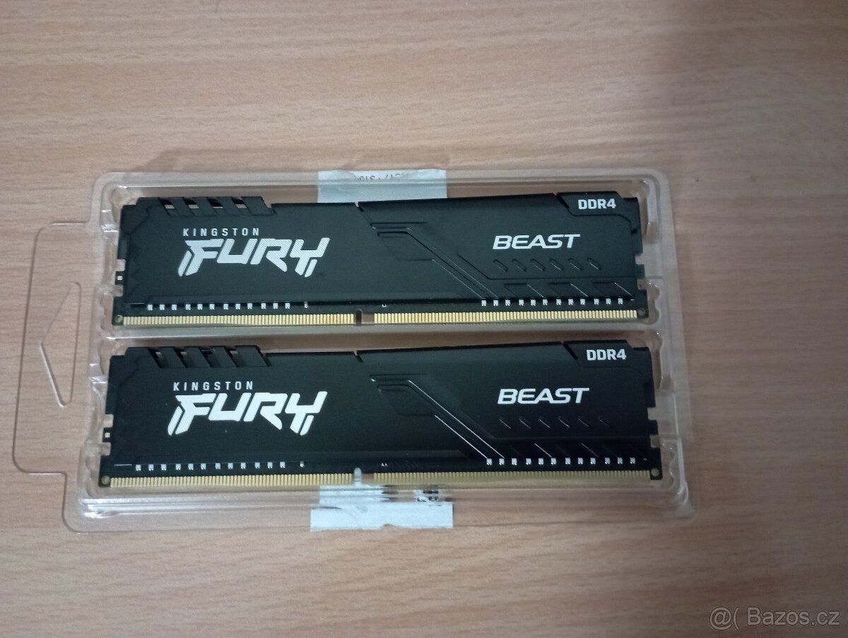 16Gb DDR4 Kingston Fury 3200MHz CL16 (2x8GB)