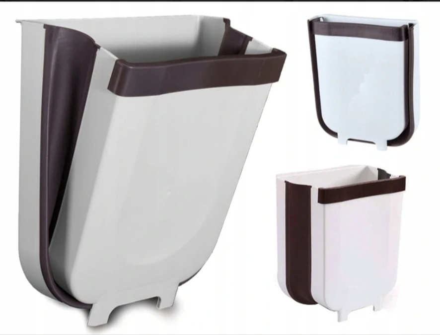 Závěsný skládací odpadkový koš