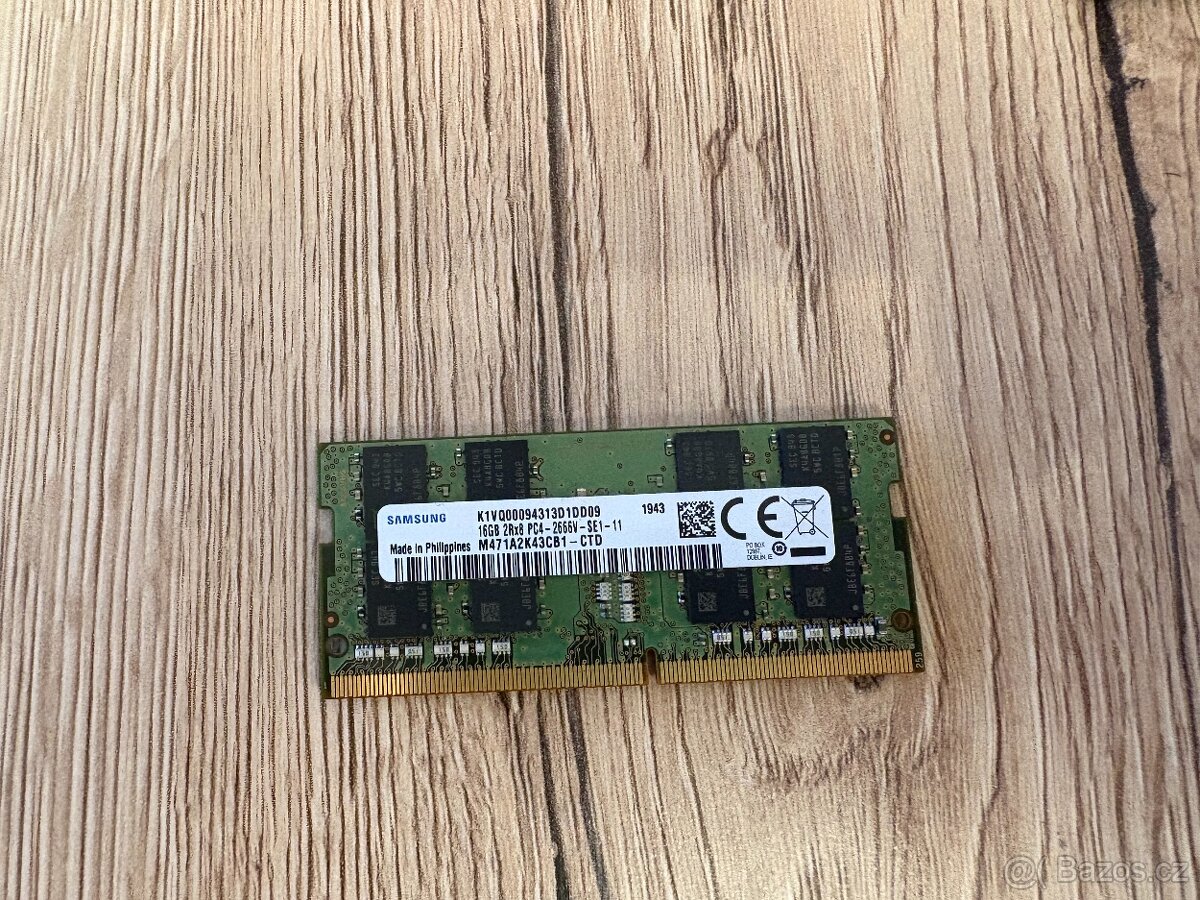 Samsung 16GB SODIMM DDR4 2Rx8